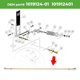10L0L replacement 1019124-01 part closely matches original fit