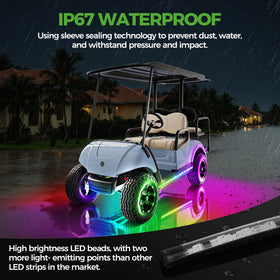 10L0L 12V-80V control box powering the golf cart lighting system