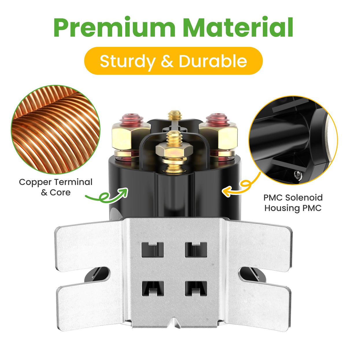 10L0L 12V solenoid for Yamaha G28, continuous duty.
