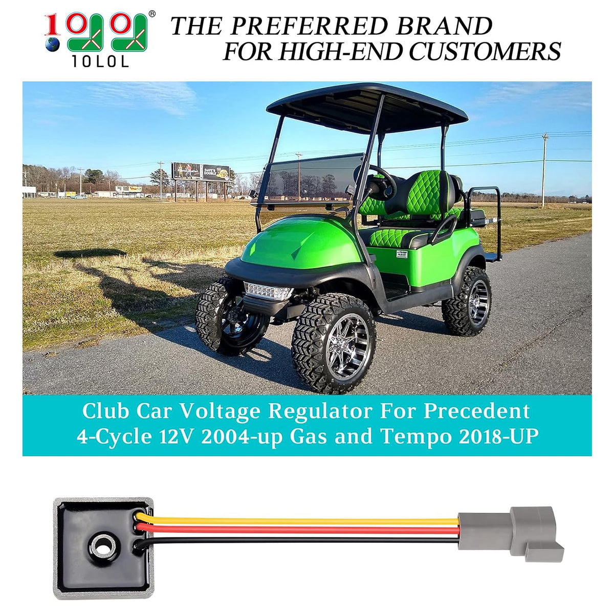 10L0L regulator with 3-pin connector fits Tempo 2018+ for reliable performance