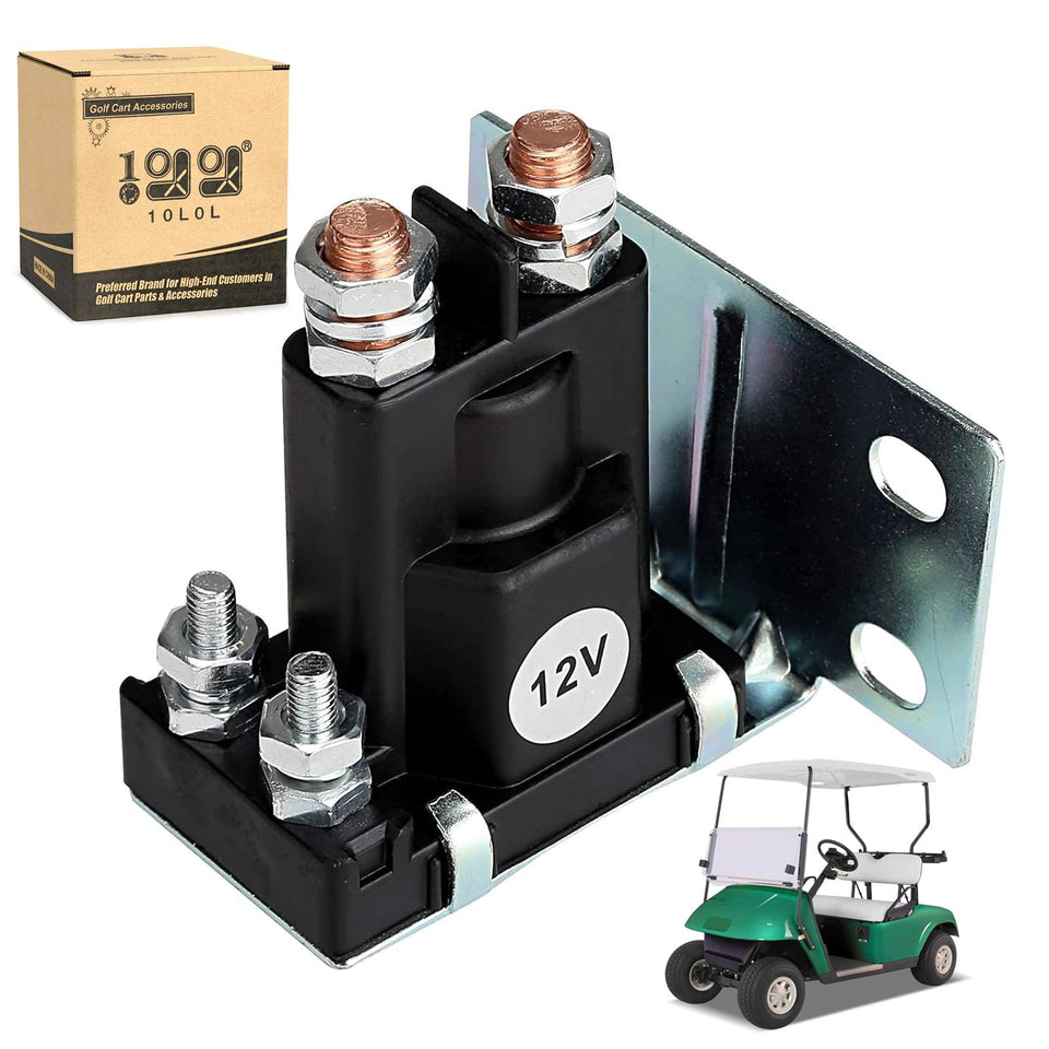 10L0L 12V solenoid relay for EZGO TXT Marathon improves starting reliability