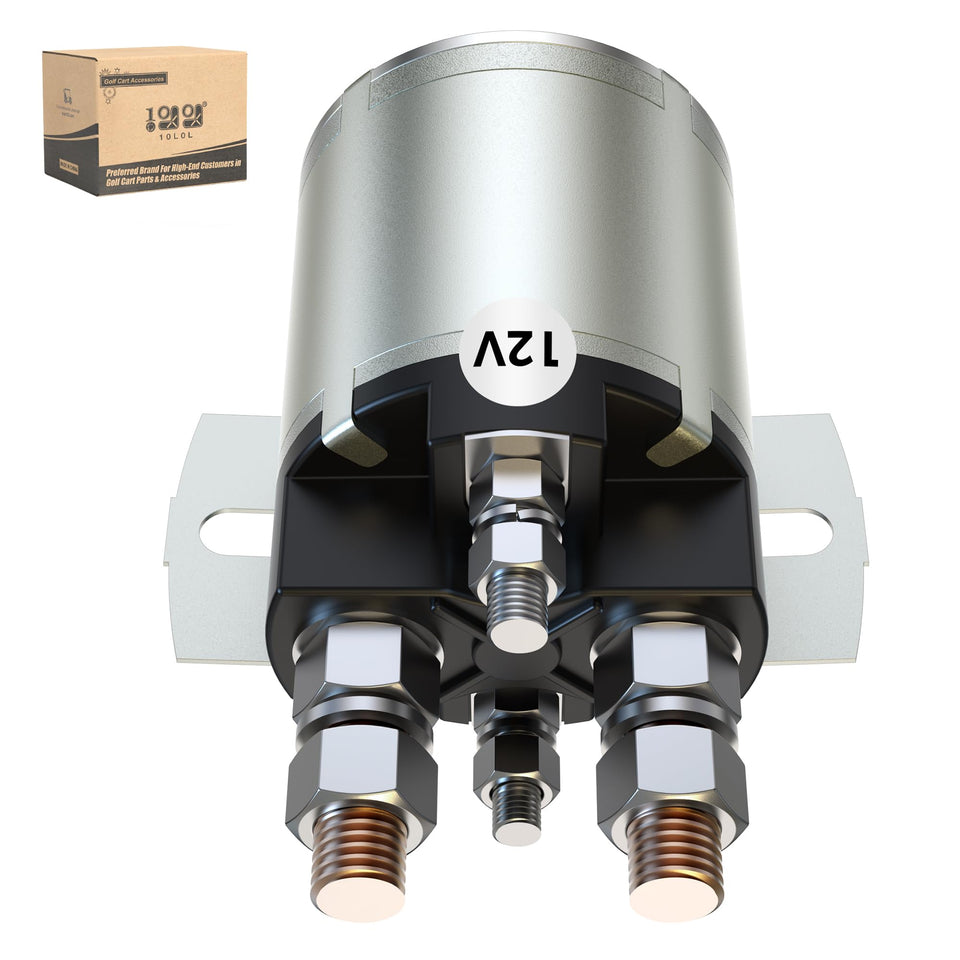 10L0L 12V starter solenoid for Yamaha G2-G16, bolt-on compatibility improves reliability