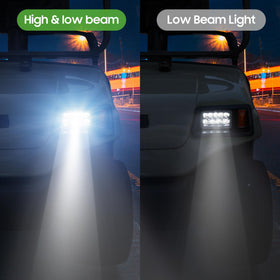10L0L 12V headlights consume up to 60% less power than halogens.