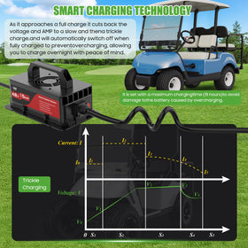 10L0L 15A charger auto-trickle mode maintains battery health