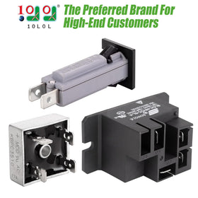 10L0L 15-amp circuit breaker close-up shows sturdy fuse replacement