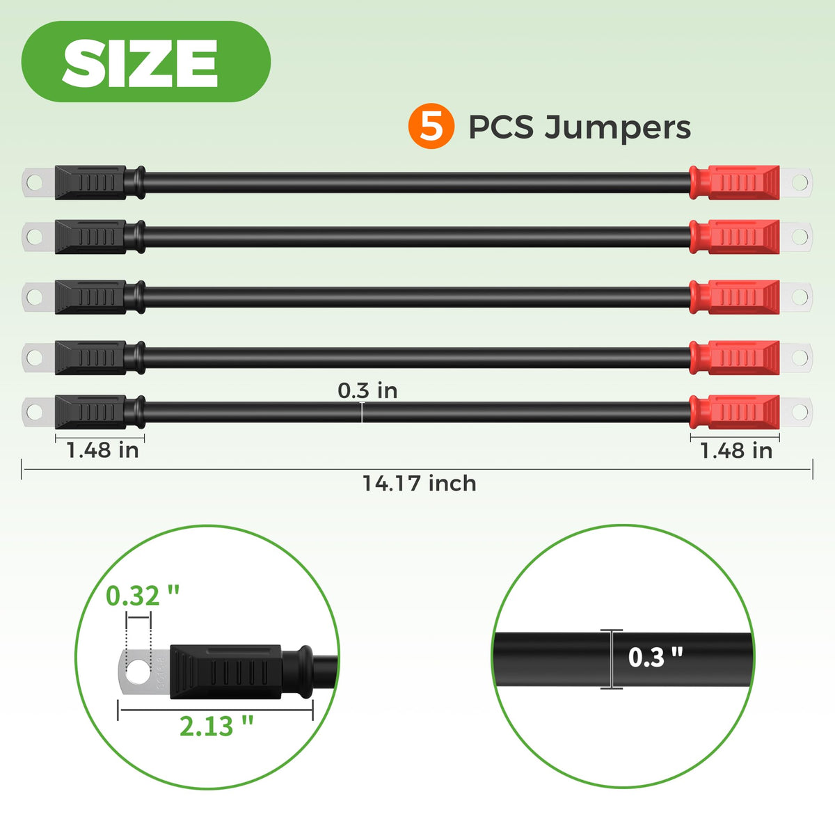 10L0L 16mm² pure copper core improves conductivity and throttle response