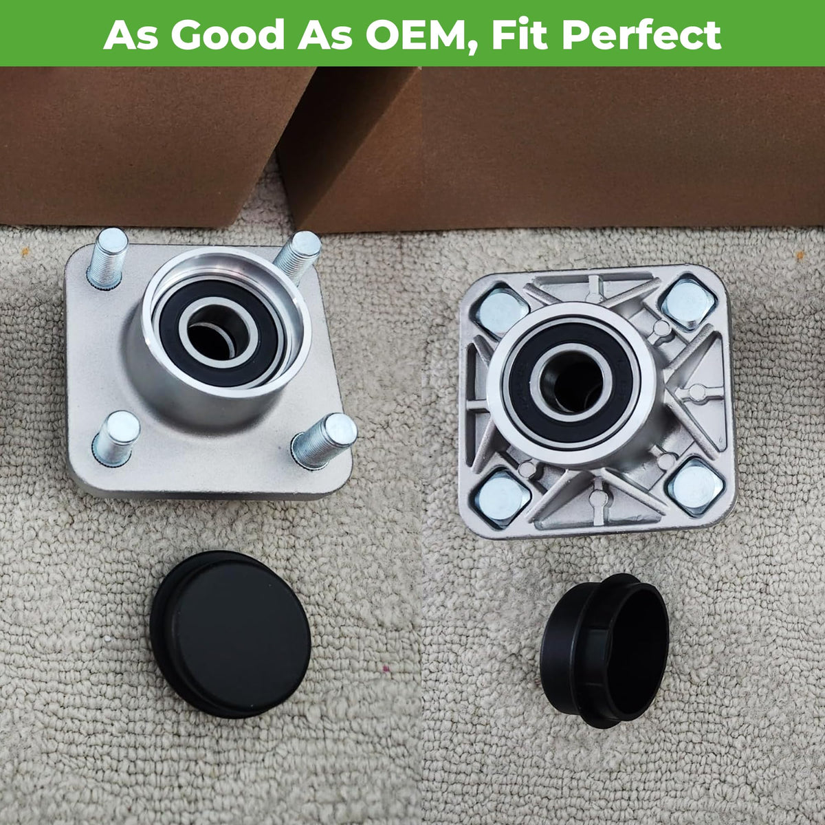 10L0L 2-pack hub kit for Tempo 2018-Up supports quick replacements