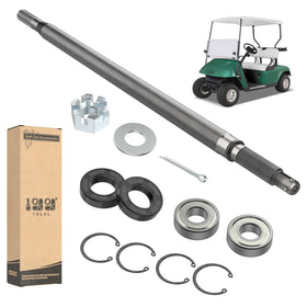 10L0L 20377G11 rear driver-side axle shaft for EZGO TXT, durable OEM replacement.