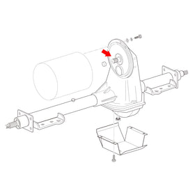 10L0L 21-tooth input shaft detail supports precise mesh