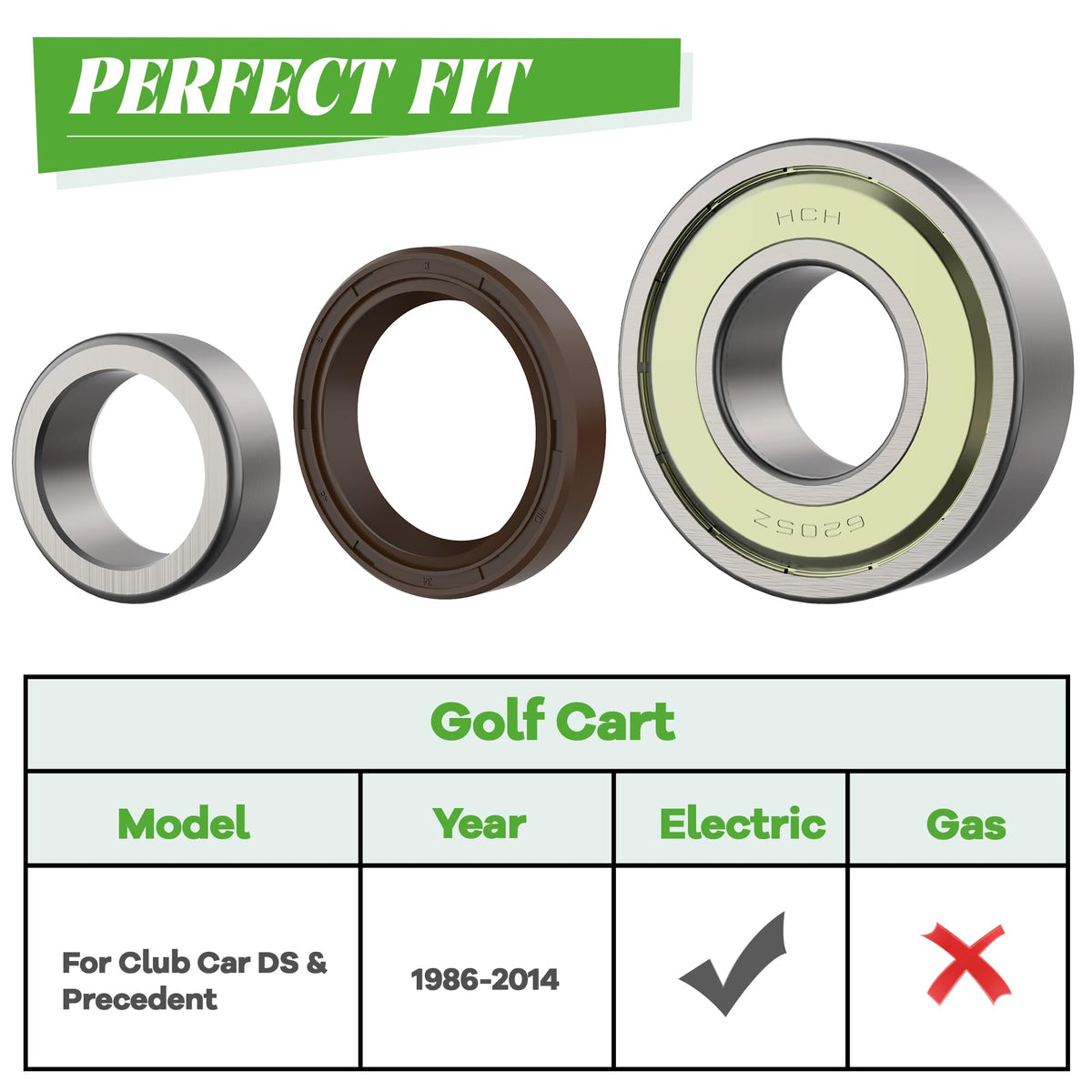 10L0L 25mm axle bushing for Club Car models, precise fit