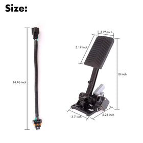 10L0L 2Five electric pedal assembly designed for EZGO models