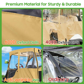 10L0L khaki enclosure reflective strip boosts nighttime visibility