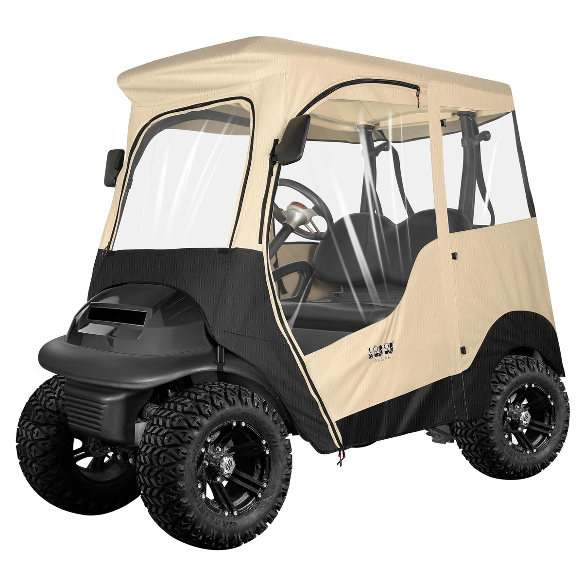 10L0L 2 Passenger Golf Cart Enclosure carrying bag included for portable storage