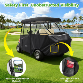 10L0L enclosure features roll-up windows for breeze and easy access.