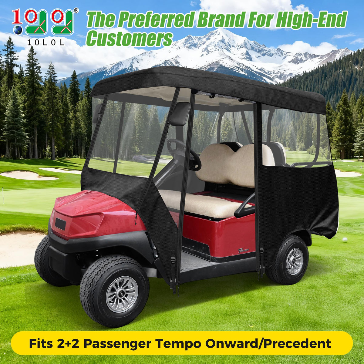 10L0L enclosure shows mirror cutouts and brake light window for road visibility.