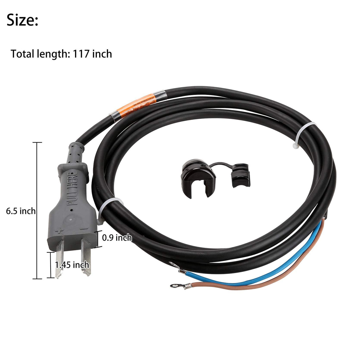 10L0L 36V charger cord image conveying broad compatibility across EZGO Club Car Columbia.
