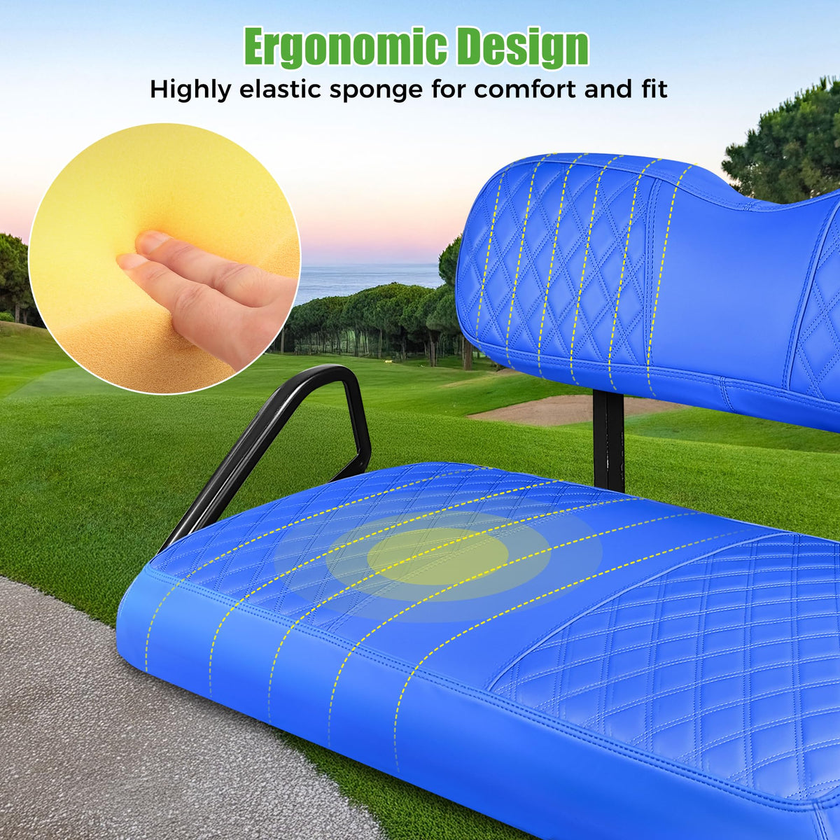 10L0L 3D diamond-pattern stitching enhances style and protects upholstery