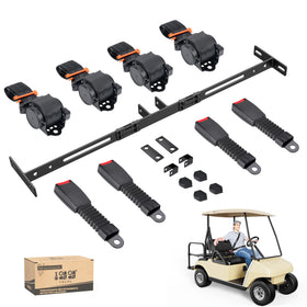 10L0L 4-seat belt kit with 3-point design enhances passenger safety