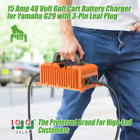 10L0L 48V 15A smart charger IP67 waterproof for tough outdoor use