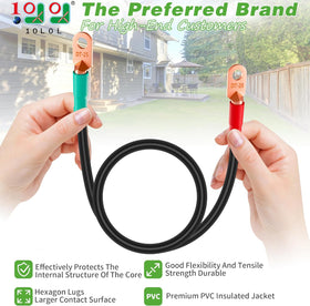 10L0L 48V club car DS cables in use for reliable power delivery