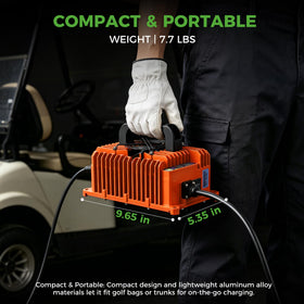10L0L lightweight, portable charger for easy relocation around the facility.