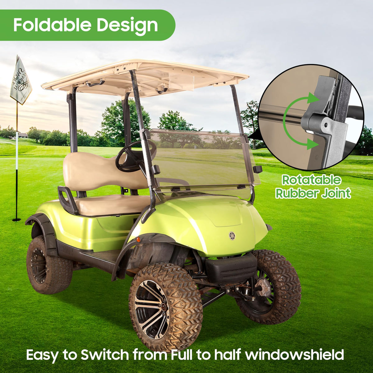 10L0L 4mm polycarbonate windshield shows durability on Yamaha G29 Drive