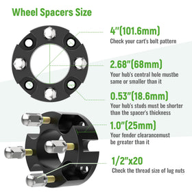 10L0L spacer with 4x4 bolt pattern for wide compatibility