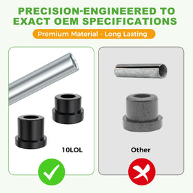 10L0L 6 stainless-steel sleeves reinforce pivots for durability