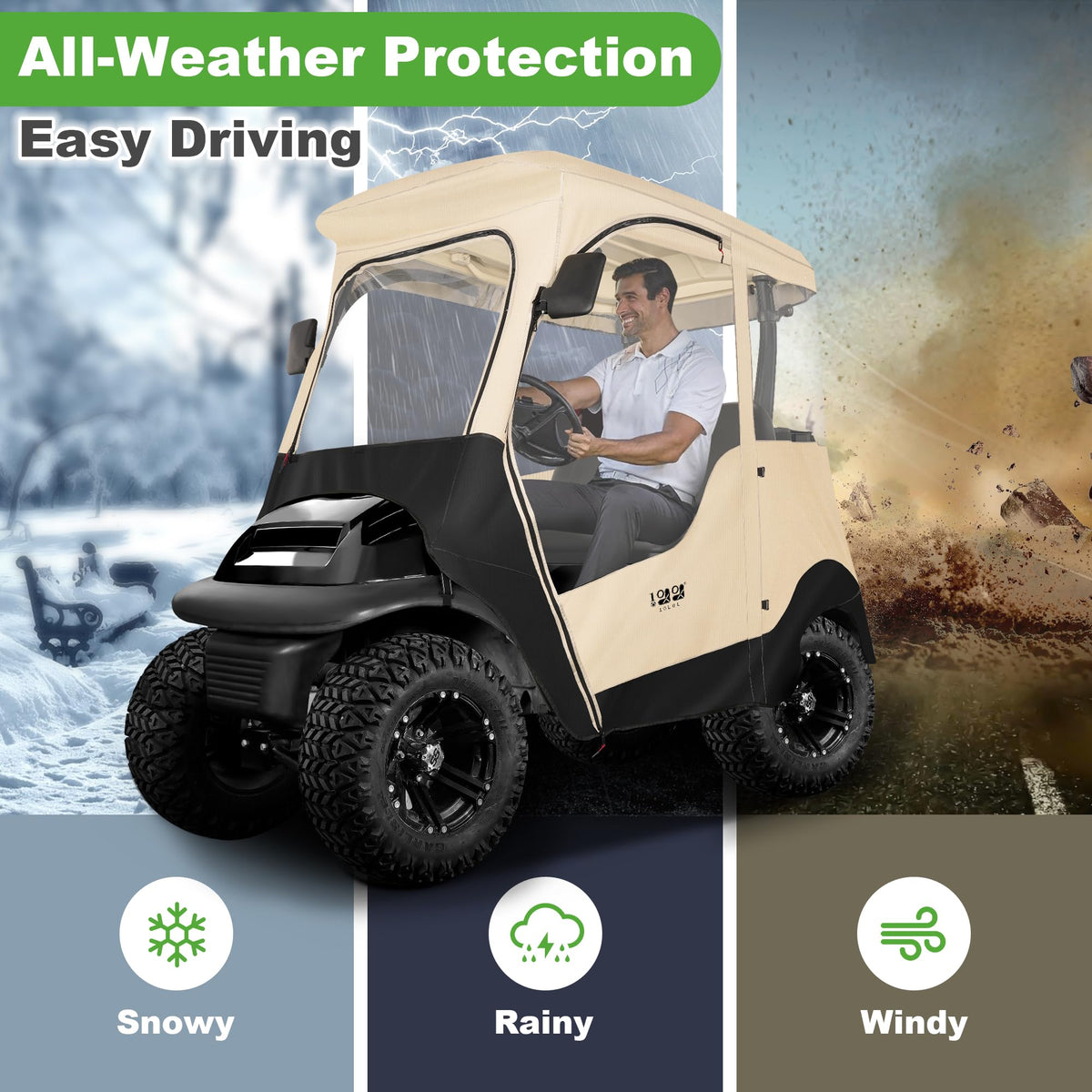 10L0L 600D polyester walls resist tears and UV exposure