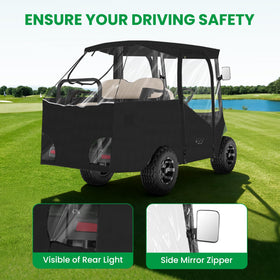 10L0L 600D waterproof rain cover keeps you dry on the course