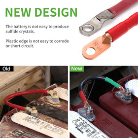 10L0L 600V rated cables indicate efficient power transfer for golf carts.