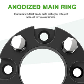 10L0L spacer with 68mm hub bore for precise fitment