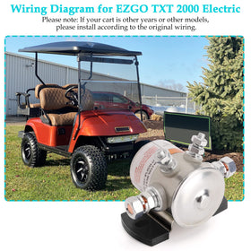 Compatibility notes indicate EZGO TXT, Medalist, Marathon support
