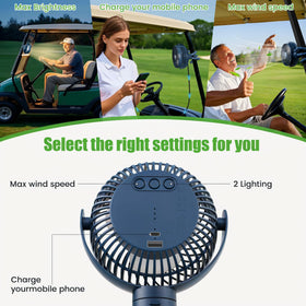 10L0L fan with 8000mAh battery for long outdoor use