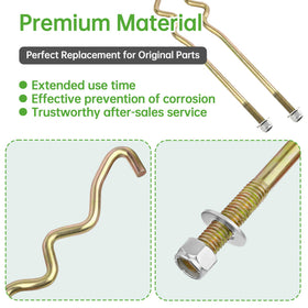 10L0L 8V/12V battery hold-down rod provides stable battery support.