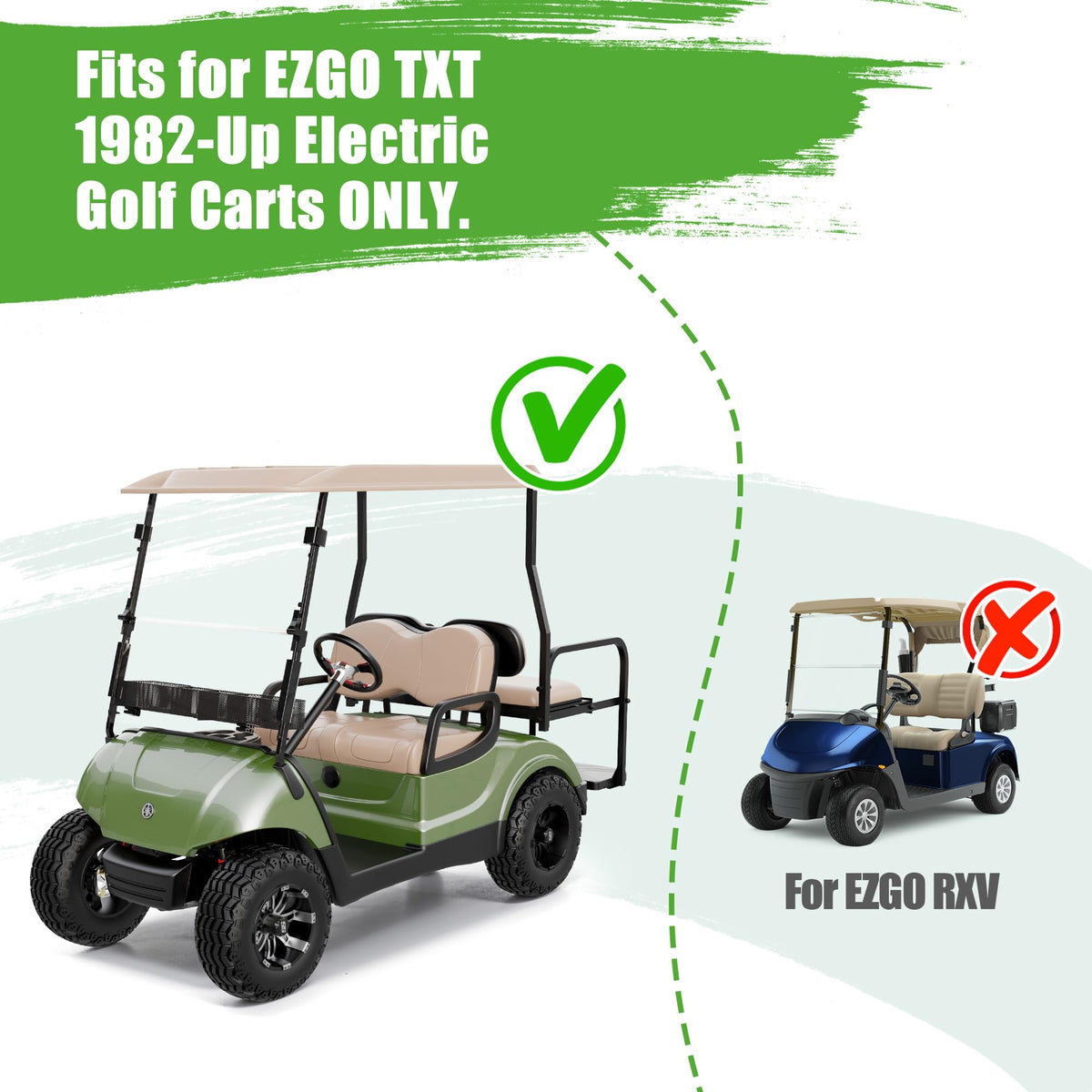 10L0L OEM replacement 19186-G1 to ensure proper fit for EZGO TXT.