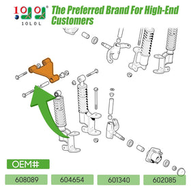 10L0L A-arm bushing 601340 installed; reduces play and improves ride control.