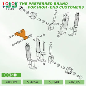 10L0L A-Arm Bushing and Carrier Tube supports precise wheel alignment on RXV.