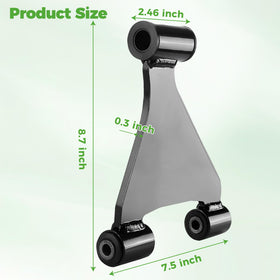 10L0L Double-wishbone design in A-Arm for consistent wheel control on RXV.