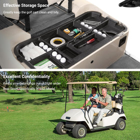 10L0L ABS under-seat tray provides lightweight, durable storage