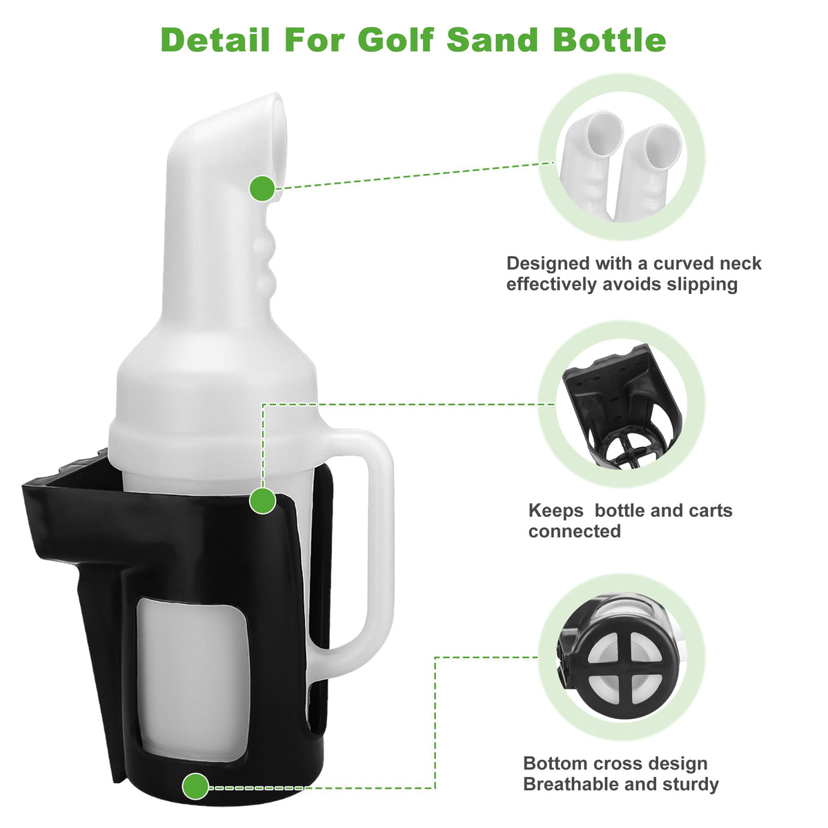 10L0L durable ABS material resists wear for long-lasting golf cart use.