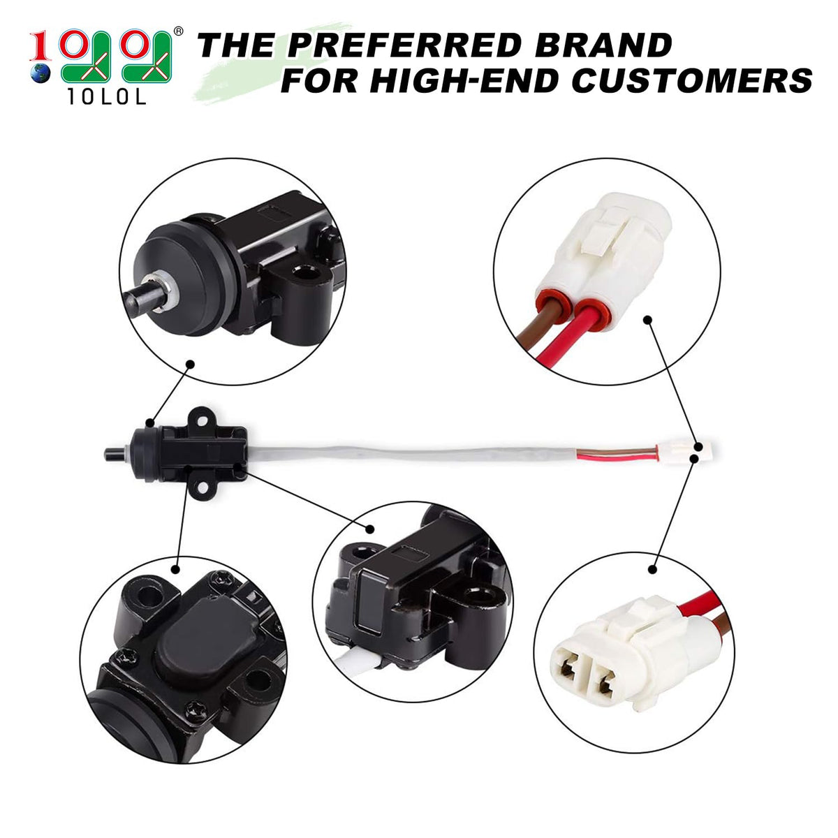 10L0L switch installed on Yamaha G16 providing consistent throttle activation.