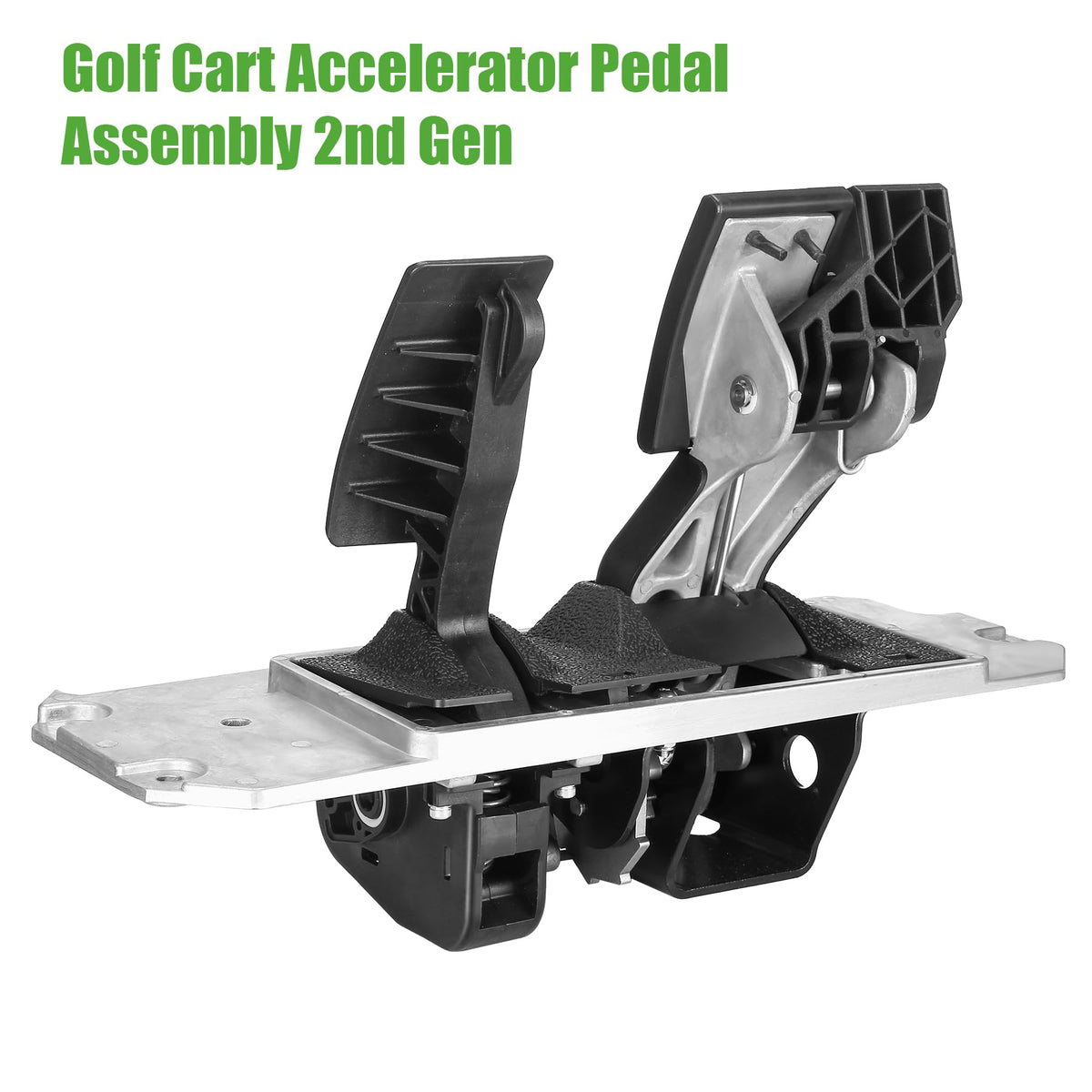 10L0L accelerator pedal brake pedal detail highlights spring and return precision