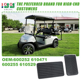 10L0L accelerator pedal cover for EZGO RXV provides smoother response.