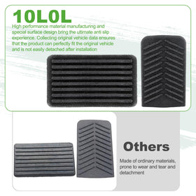 10L0L accelerator pedal pad for EZGO RXV offers precise control.