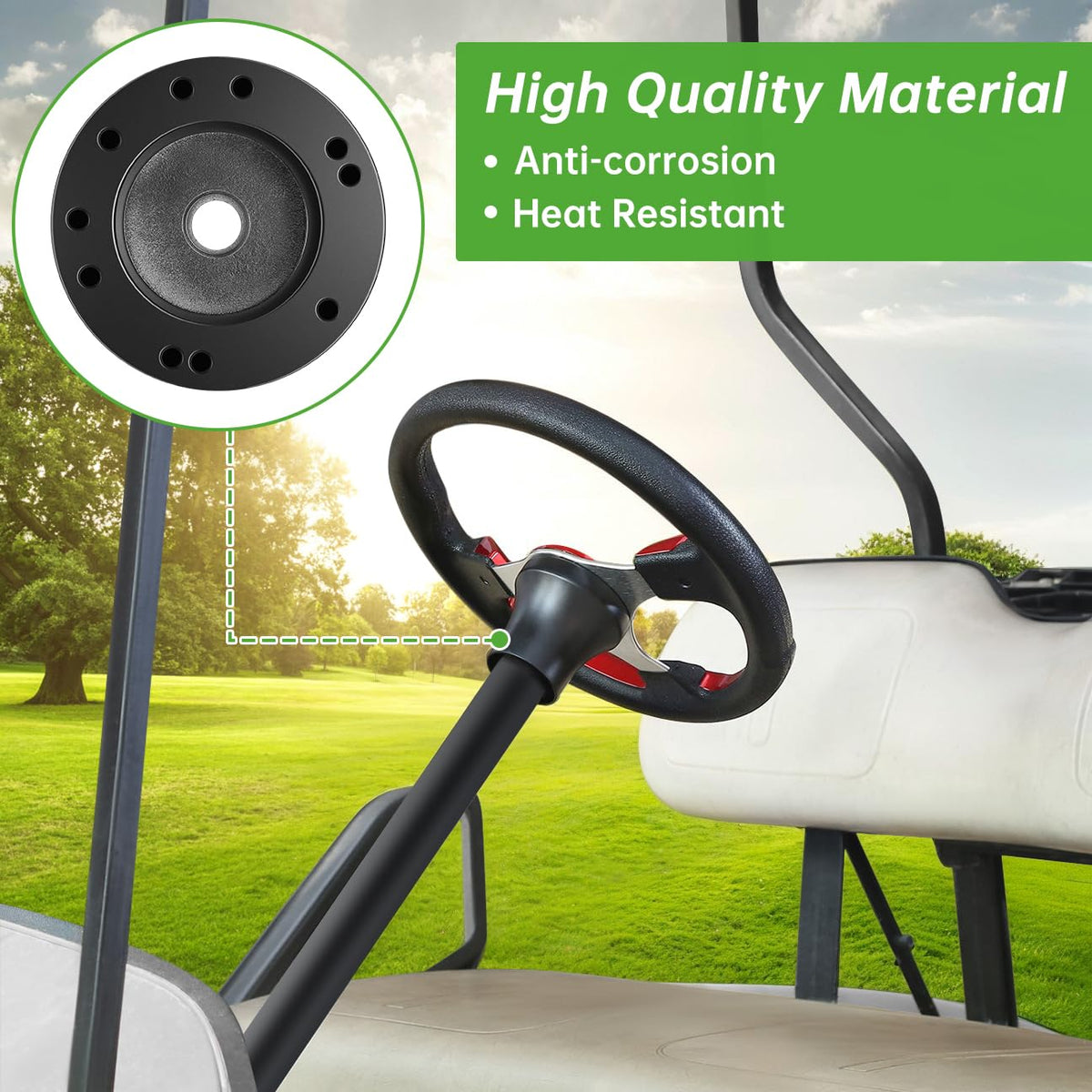 Adapter mounted on Precedent steering column for quick upgrade