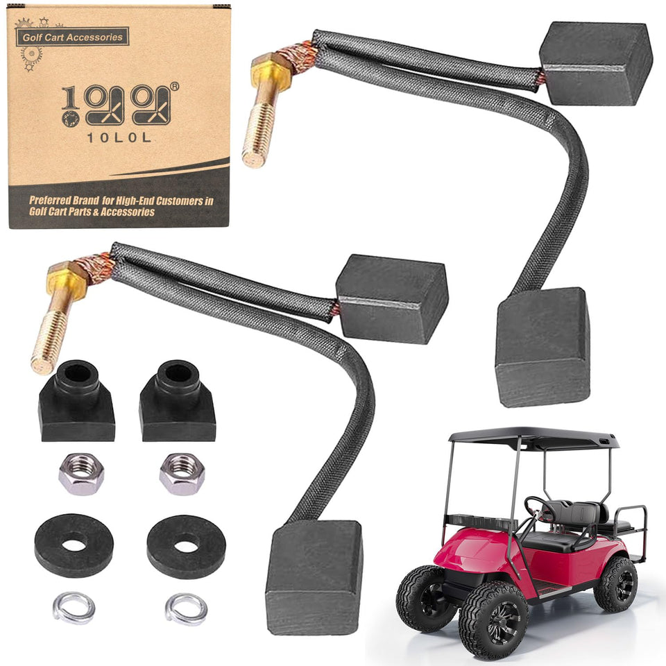 10L0L ADC brush kit for Club Car and EZGO TXT improves motor reliability during rides