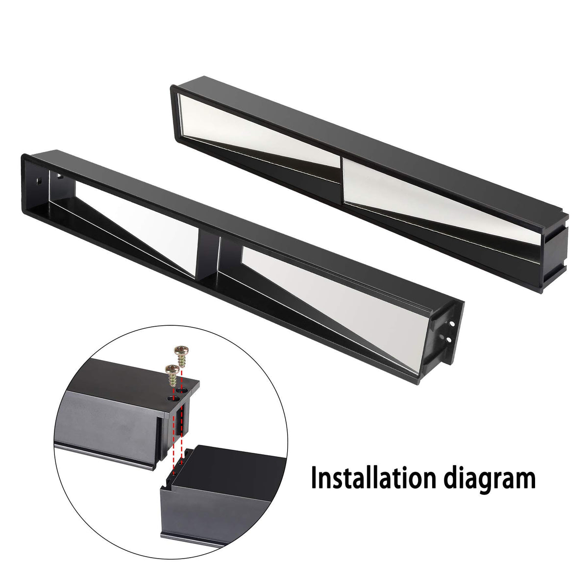 10L0L adjustable mounting brackets tailor viewing angles.