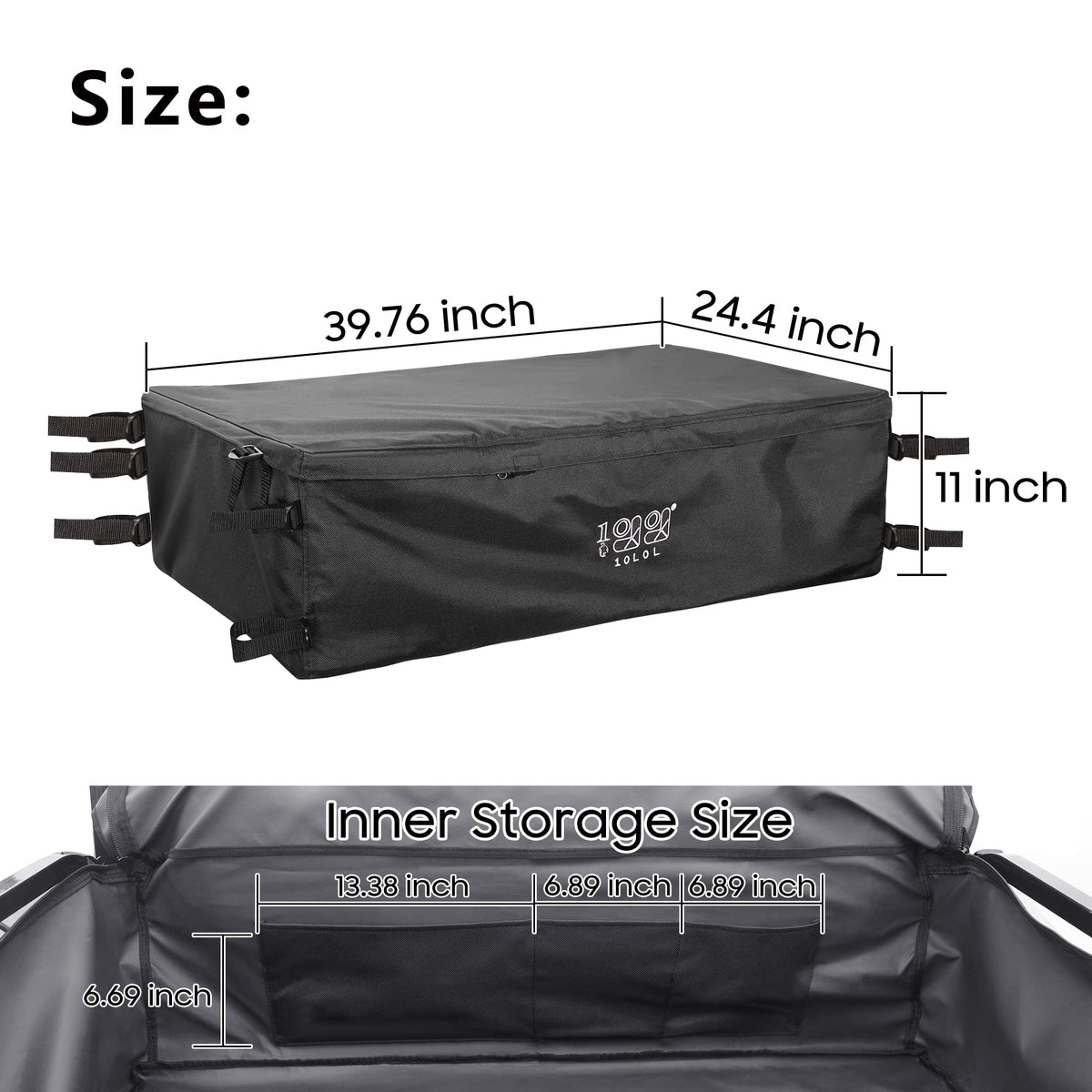 10L0L adjustable strap system demonstrating secure fit
