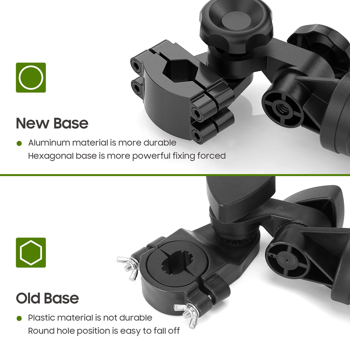 10L0L Adjustable umbrella holder fits umbrellas up to 1.8 inches.
